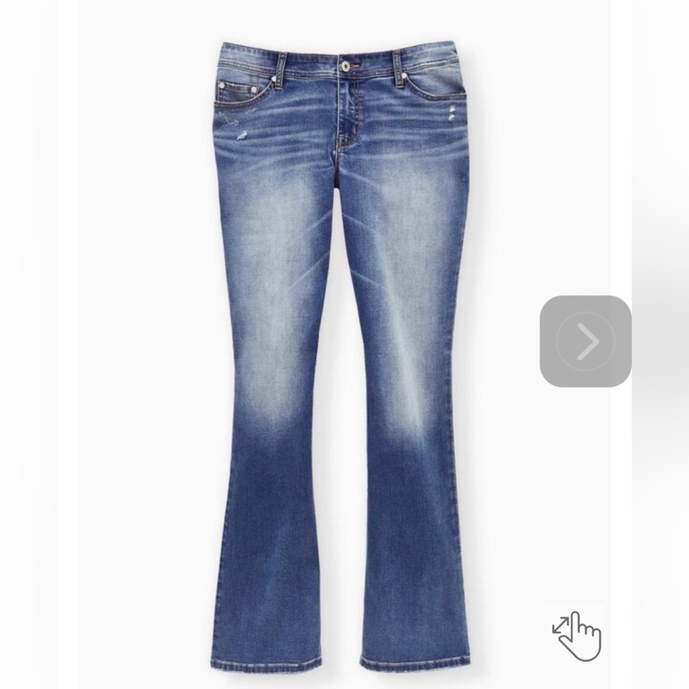 NWT!! Torrid LUXE SLIM BOOT SUPER STRETCH MID-RISE JEAN - Picture 1 of 5